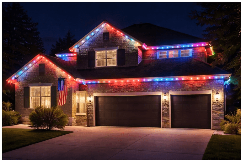 Permanent lighting in Nampa